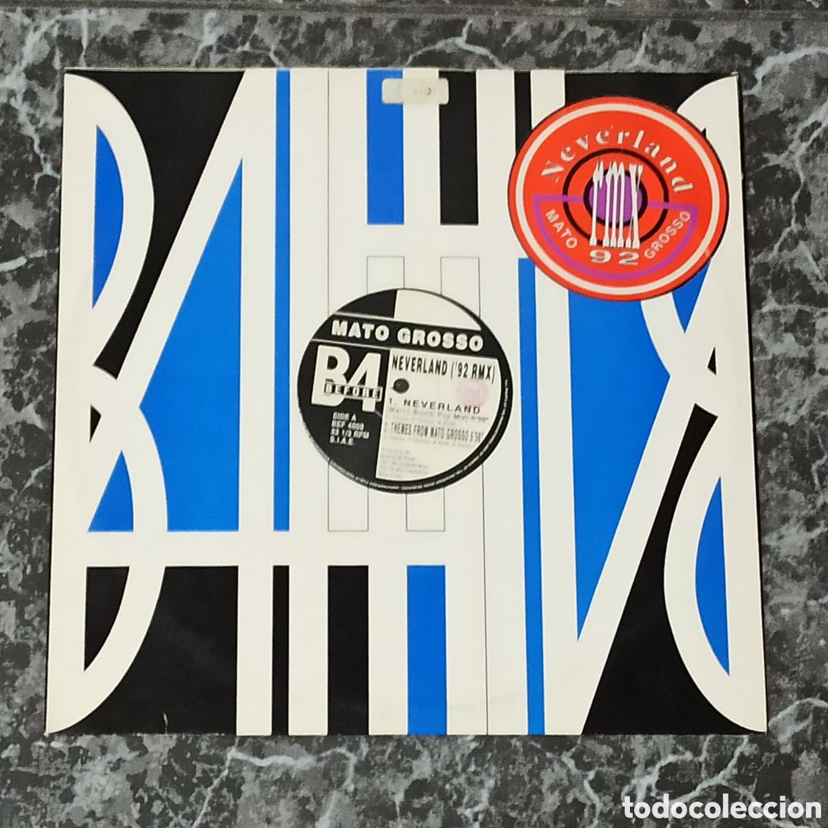 Discos de vinilo: Mato Grosso - Neverland (92 Remix) (12&rdquo;) - Foto 2