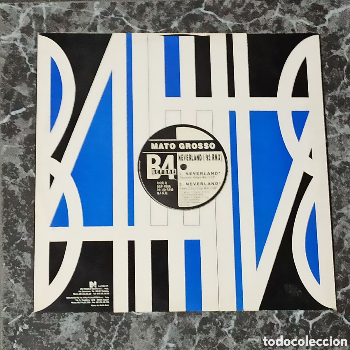 Discos de vinilo: Mato Grosso - Neverland (92 Remix) (12&rdquo;) - Foto 1