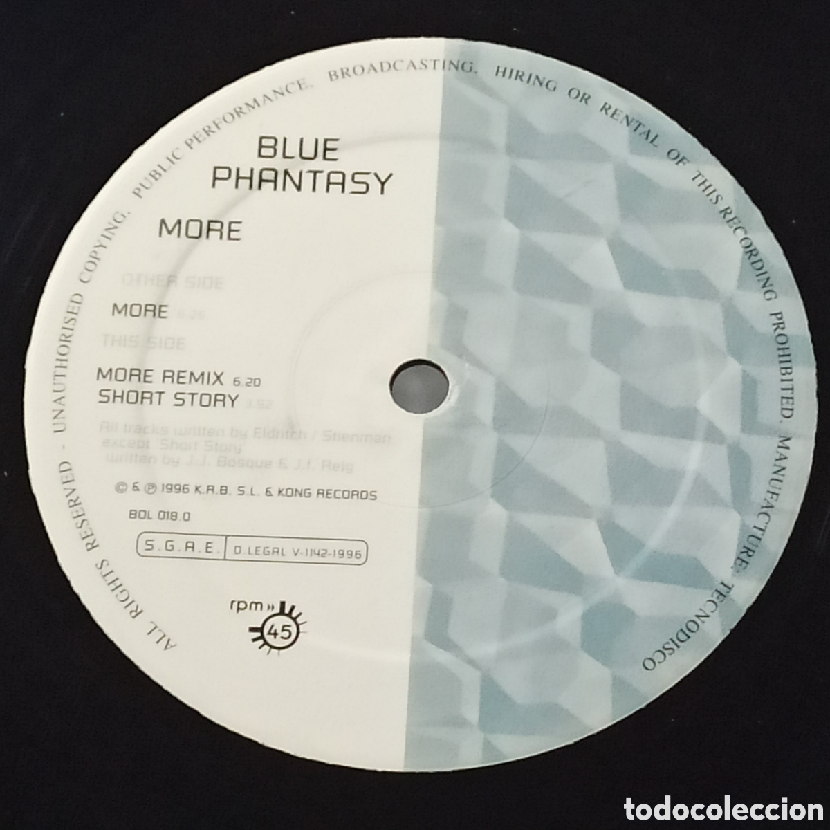 Discos de vinilo: Blue Phantasy - More (12&rdquo;) - Foto 1