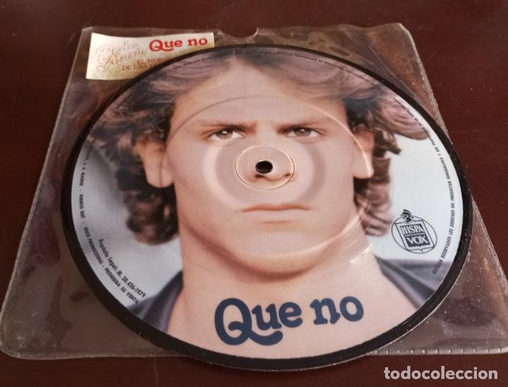 Discos de vinilo: PEDRO MARIN - QUE NO - SINGLE PICTURE - Foto 2