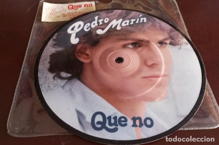 Discos de vinilo: PEDRO MARIN - QUE NO - SINGLE PICTURE - Foto 1