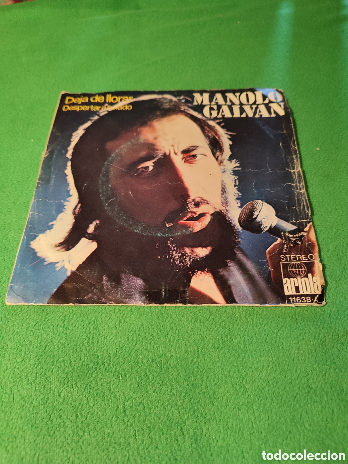 Discos de vinilo: Manolo Galv&aacute;n - Deja de llorar - Foto 1