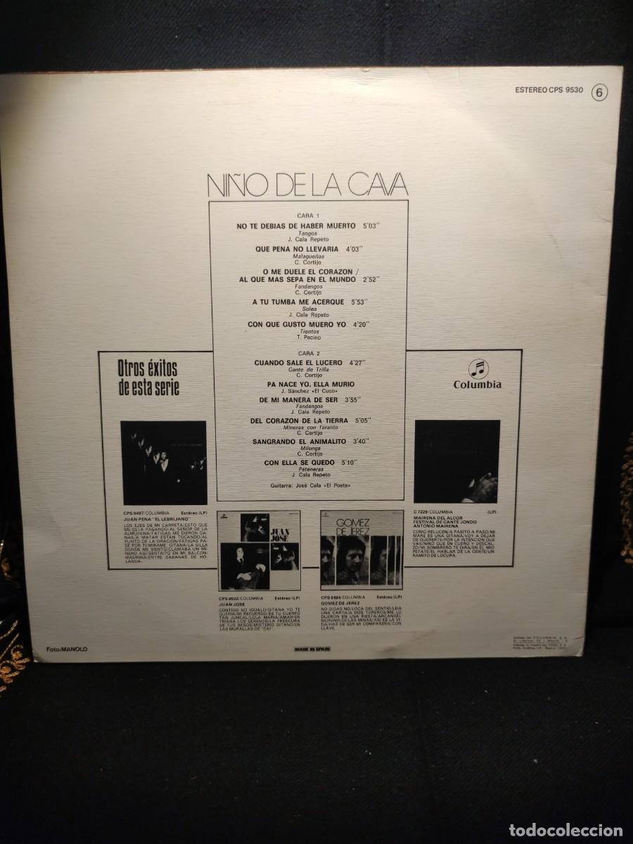 Discos de vinilo: NI&Ntilde;O DE LA CAVA. VINILO. - Foto 2