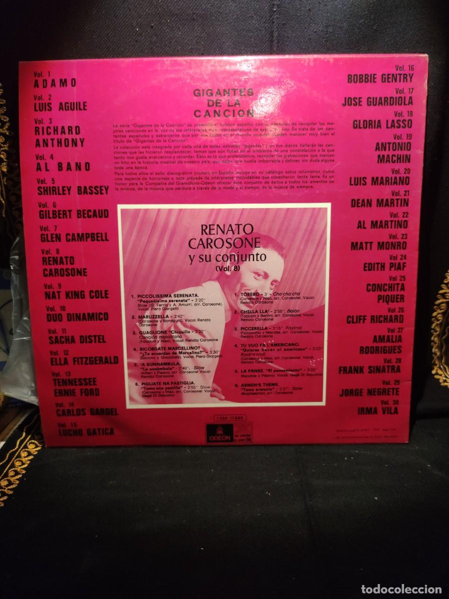 Discos de vinilo: RENATO CAROSONE. VINILO. - Foto 2