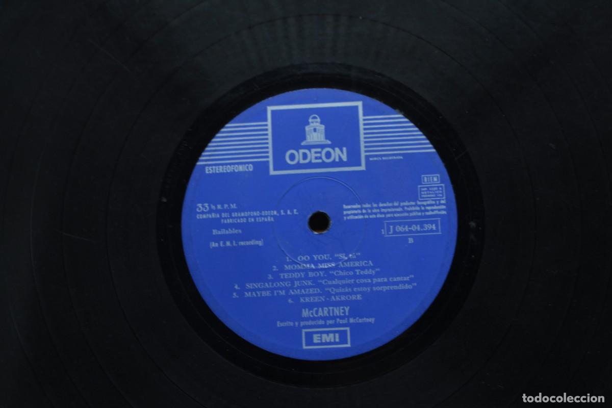 Discos de vinilo: McCartney &ndash; McCartney / Odeon &ndash; 1 J 064-04.394 / 1970 - Foto 4