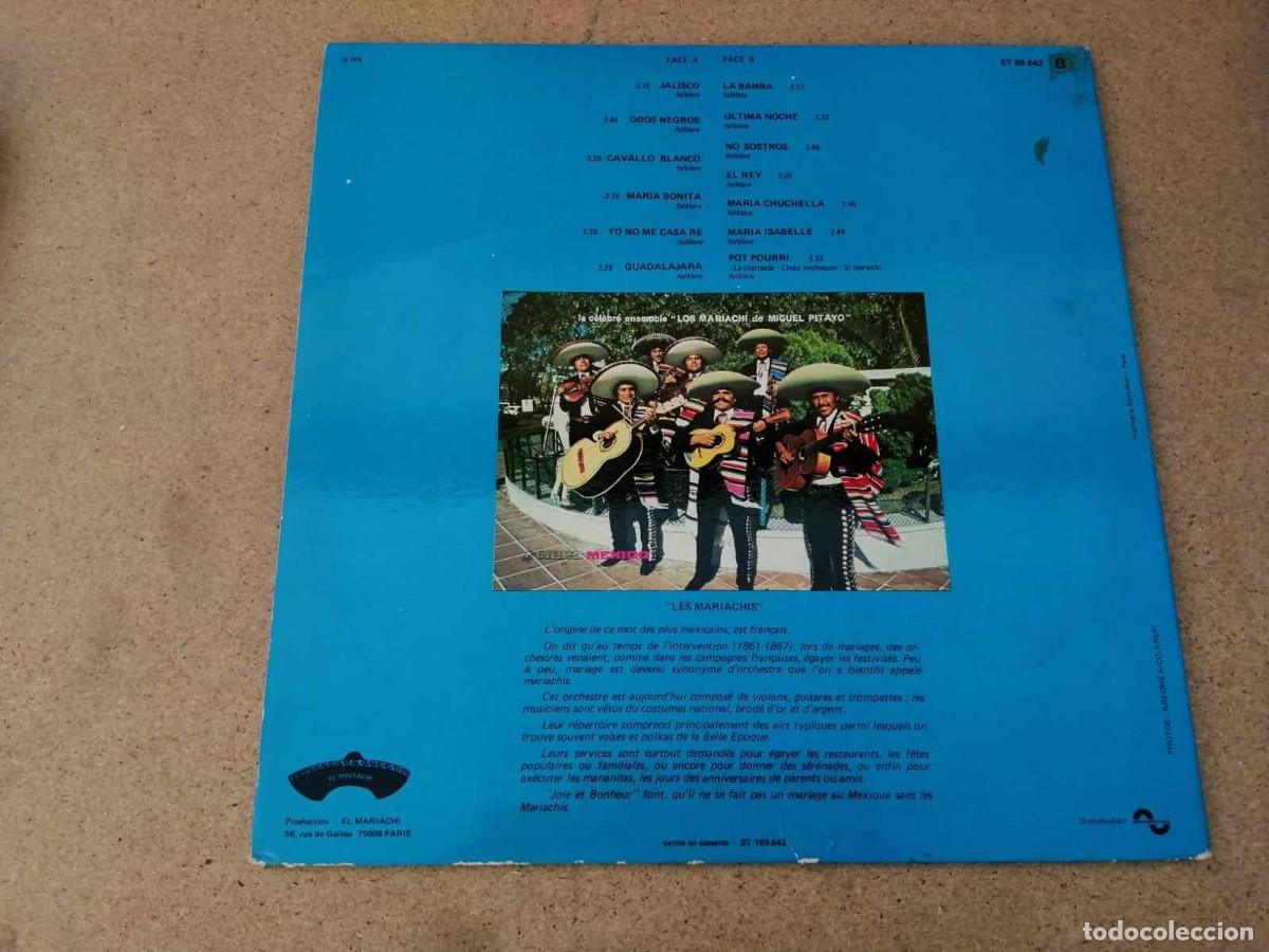 Discos de vinilo: DISCO LP. LOS MARIACHI DE MANUEL PITAYO (MEXIQUE) - Foto 2