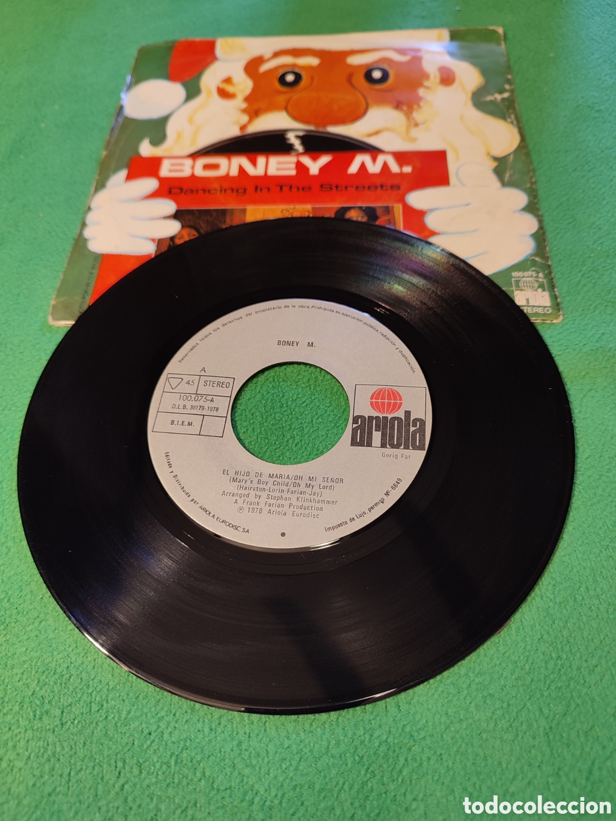 Discos de vinilo: Boney M - El hijo de Mar&iacute;a - Foto 2