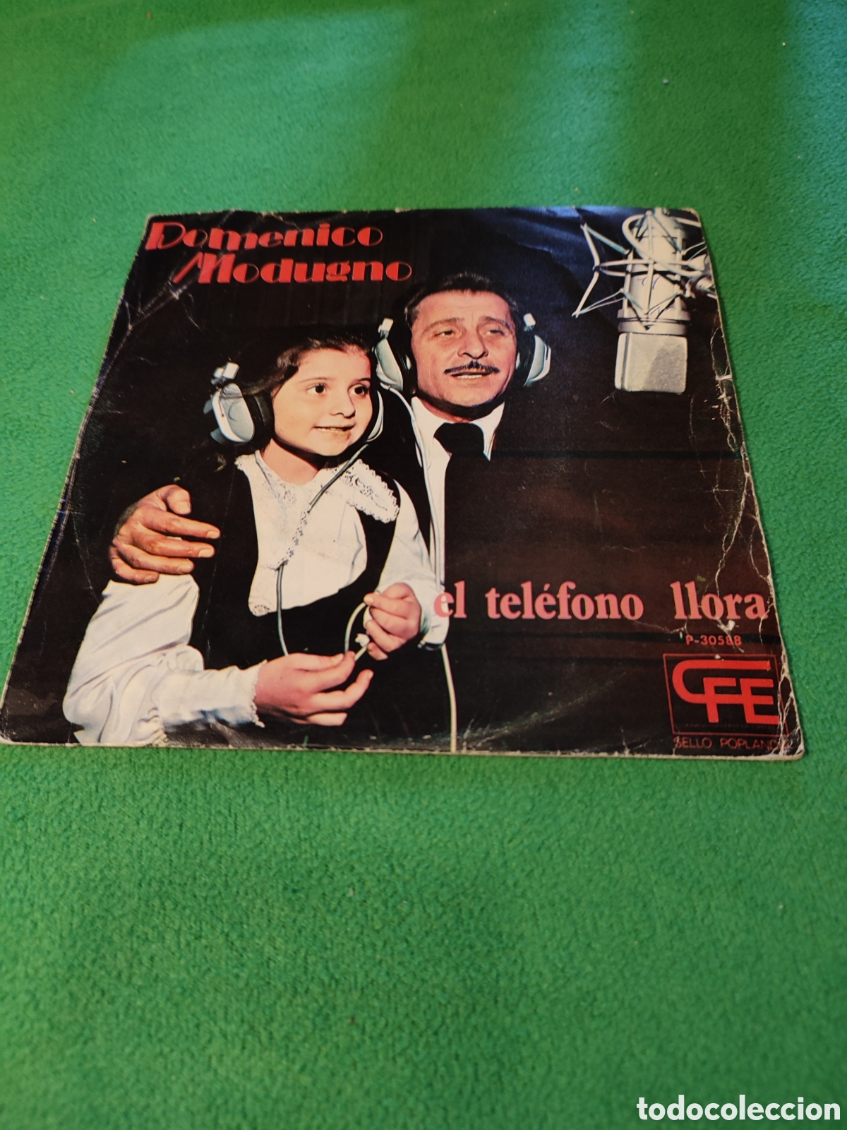 Discos de vinilo: Domenico Modugno - El tel&eacute;fono llora - Foto 1