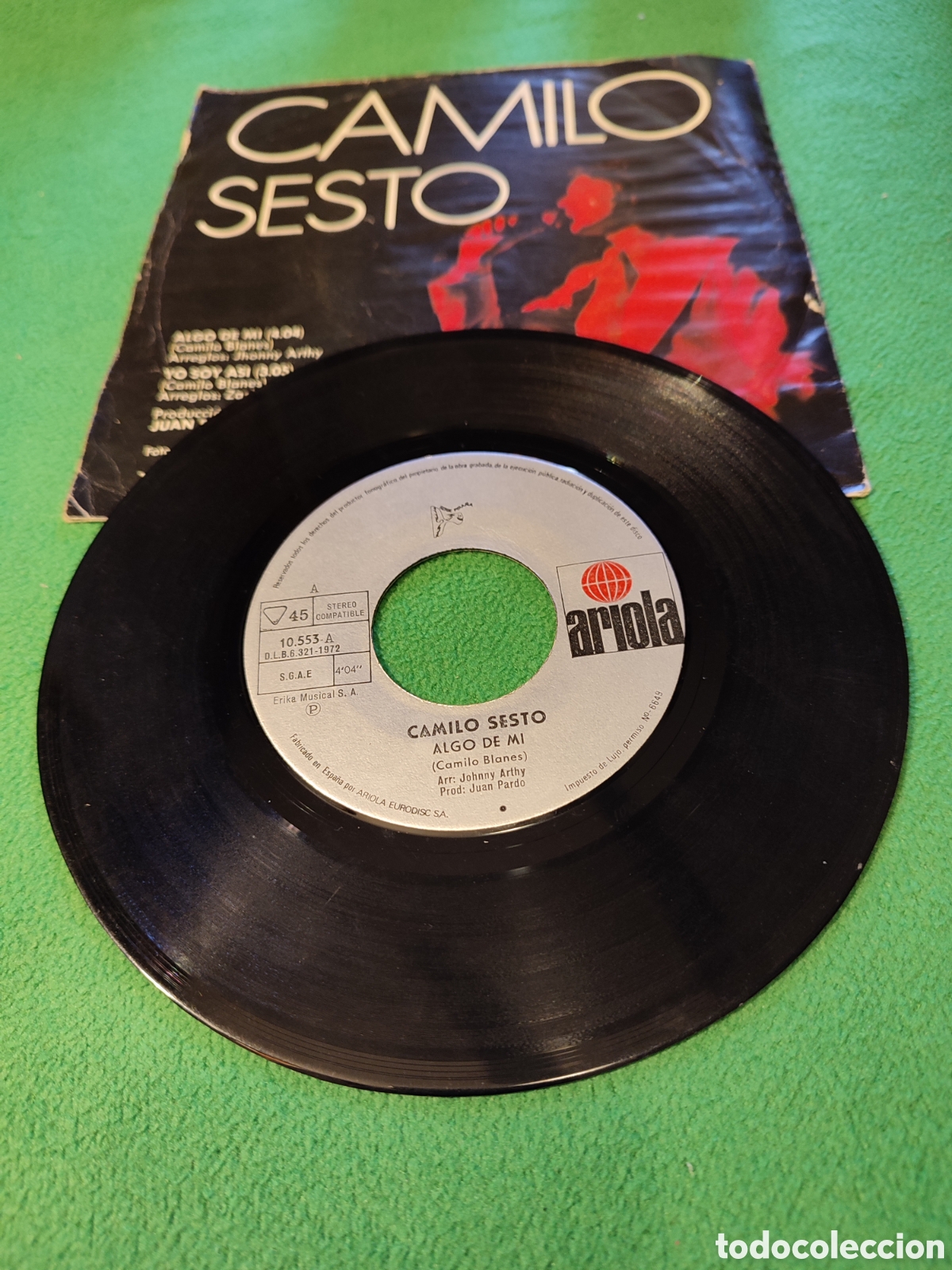 Discos de vinilo: Camilo Sesto - Algo de m&iacute; - Foto 2