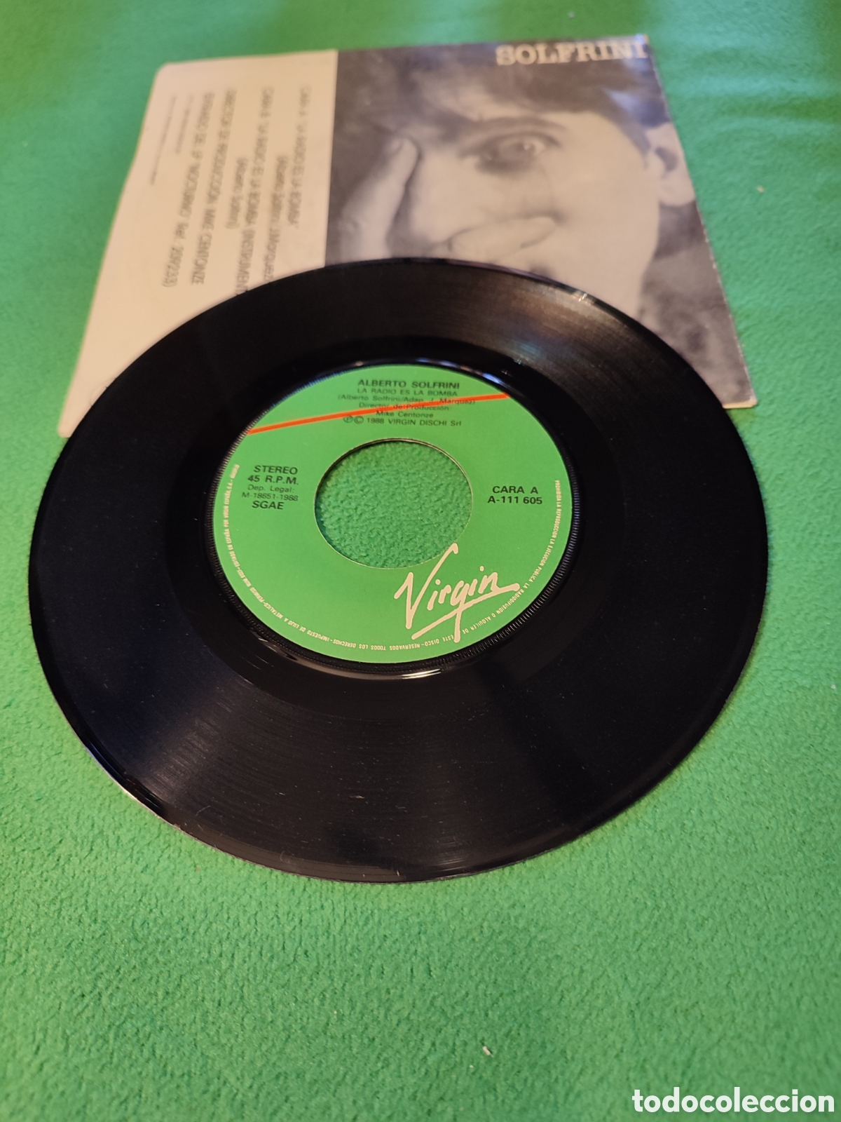 Discos de vinilo: Alberto Solfrini - Radio la bomba - Foto 2