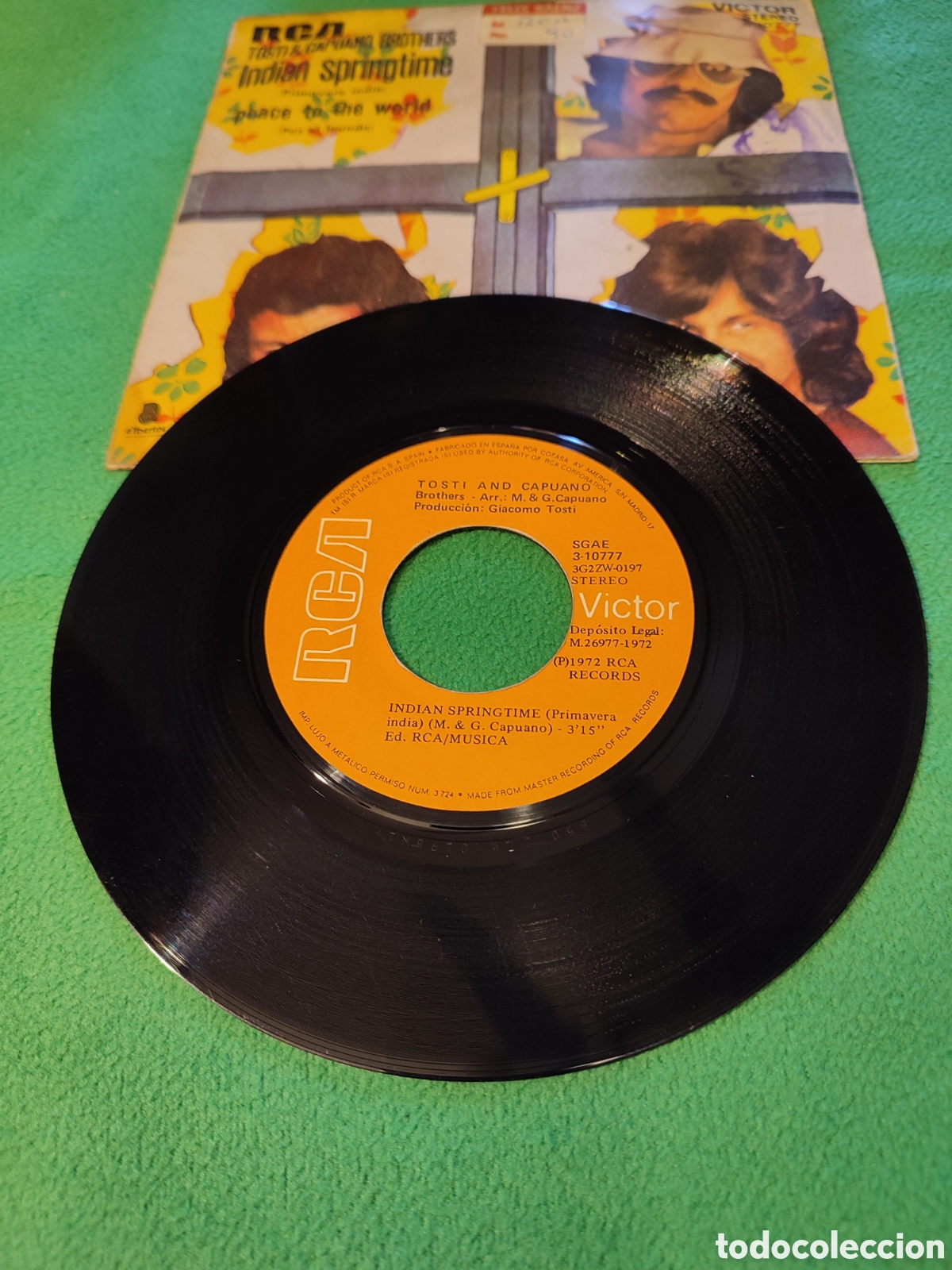 Discos de vinilo: Tosti & Capuano Brothers - Indian springtime - Foto 2