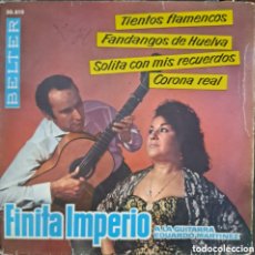 Discos de vinilo: FINITA IMPERIO - TIENTOS FLAMENCOS + 3 - EP SPAIN 1962. LGS.4