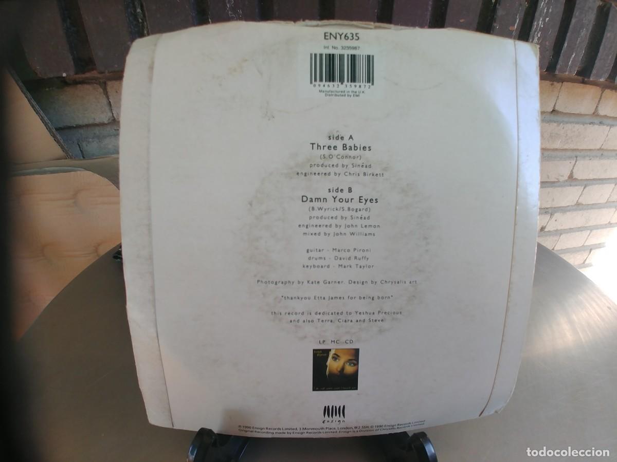 Discos de vinilo: SINEAD O&acute;CONNOR-SINGLE THREE BABIES - Foto 2