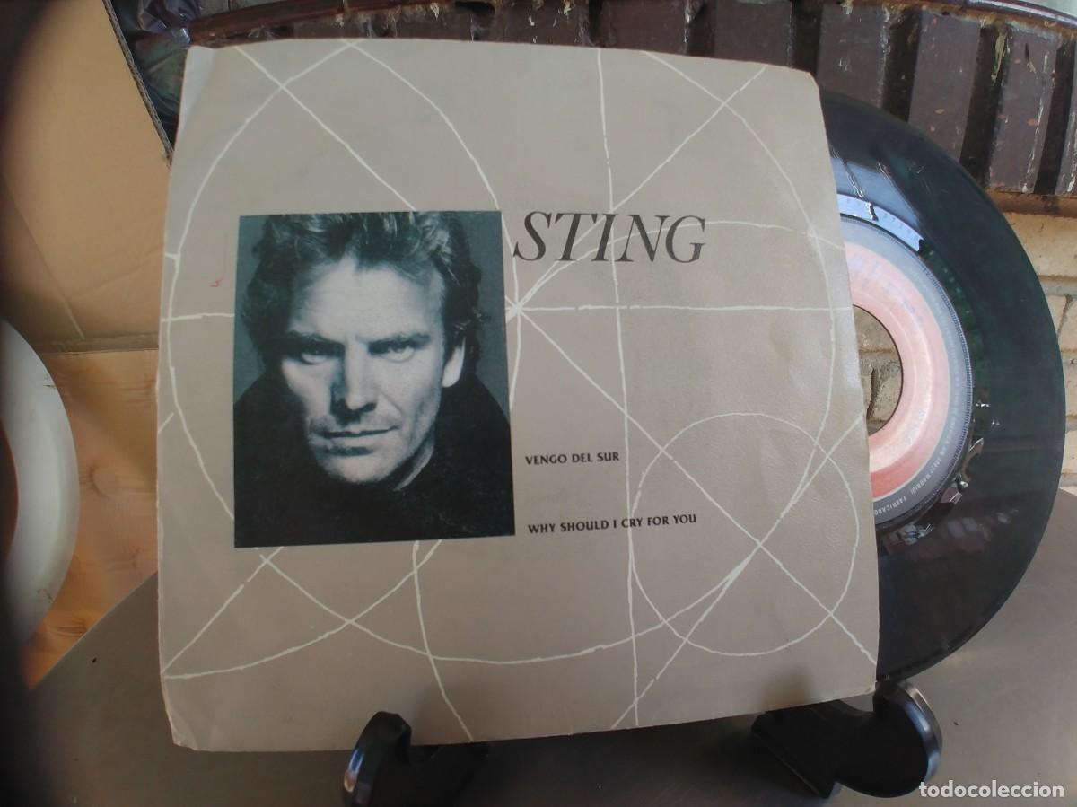 Discos de vinilo: STING-SINGLE VENGO DEL SUR - Foto 1