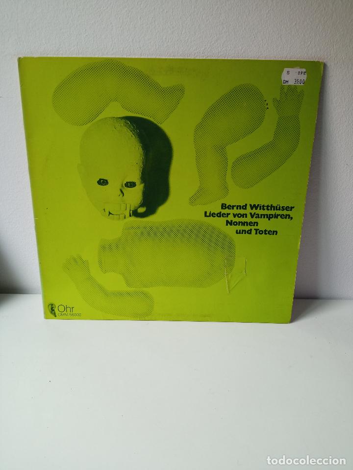Discos de vinil: Bernd Witth&uuml;ser &lrm;&ndash; Lieder Von Vampiren, Nonnen Und Toten - 1a edici&oacute;n Alemania 1970