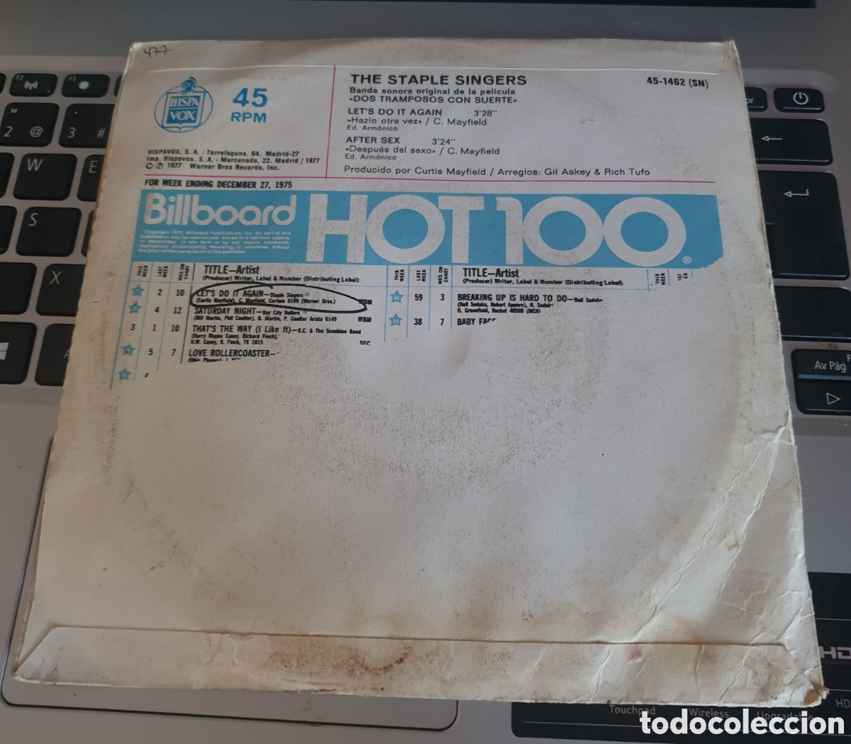 Discos de vinilo: Dos tramposos con suerte. BSO - Foto 2