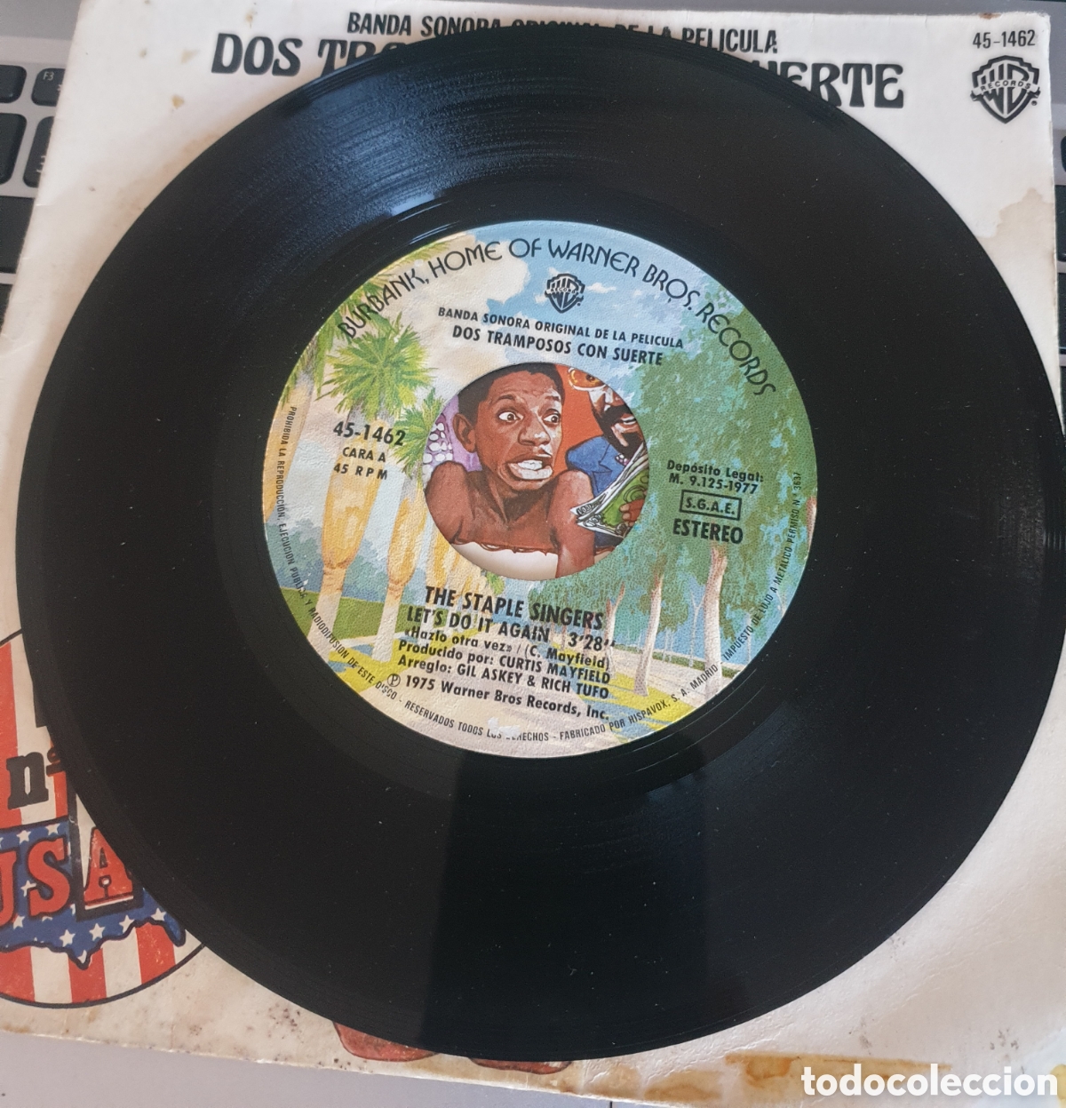 Discos de vinilo: Dos tramposos con suerte. BSO - Foto 3