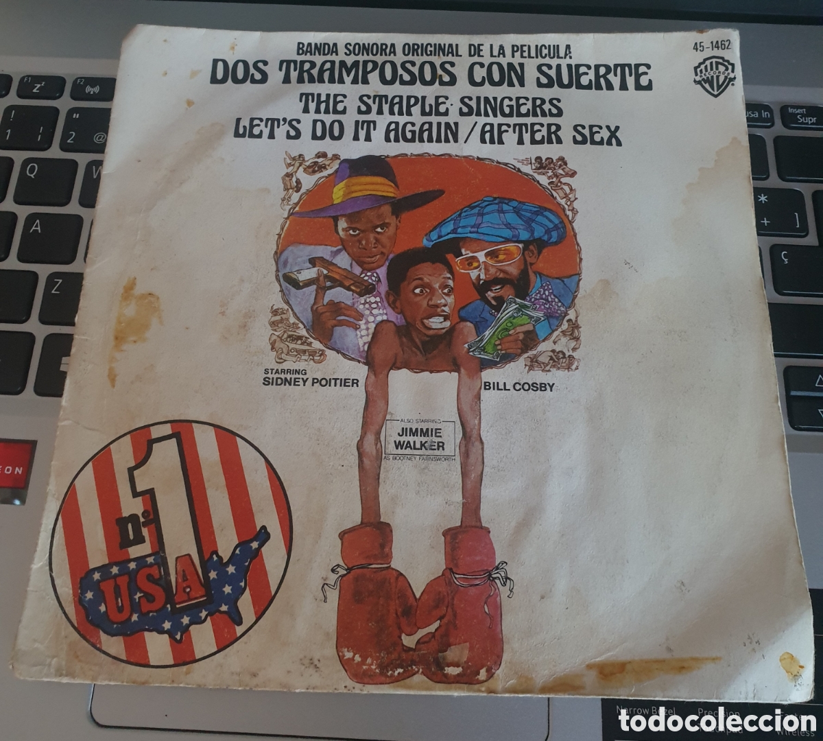 Discos de vinilo: Dos tramposos con suerte. BSO - Foto 1