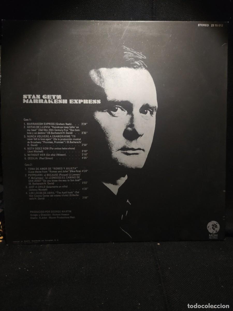 Discos de vinilo: STAN GETZ - MARRAKESH EXPRESS. VINILO. - Foto 2