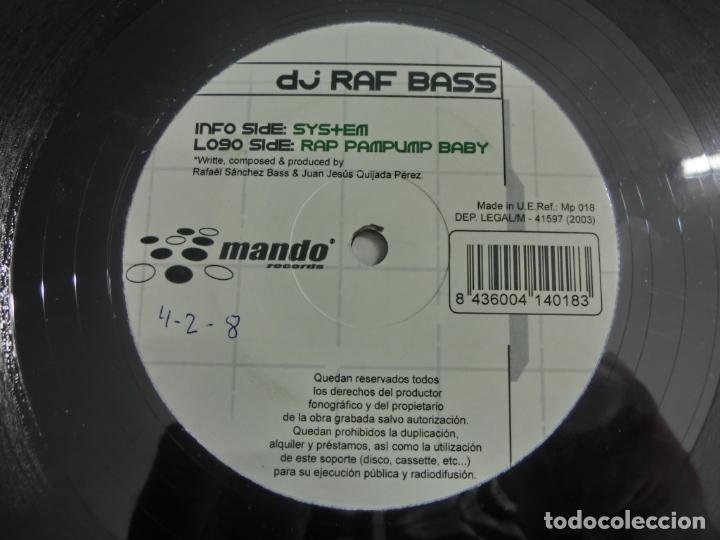 Discos de vinilo: DJ Raf Bass &ndash; System - Foto 3