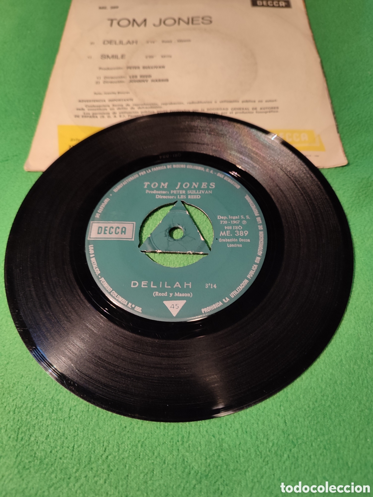 Discos de vinilo: Tom Jones - Delilah - Foto 2