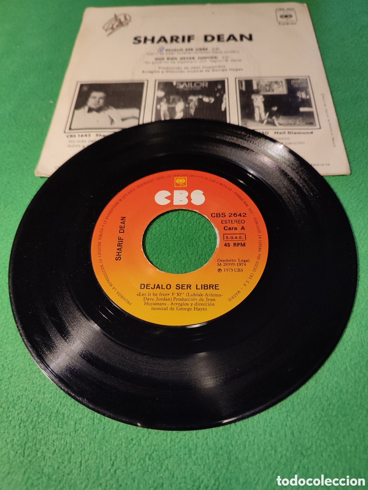 Discos de vinilo: Sharif Dean - D&eacute;jalo ser libre - Foto 2