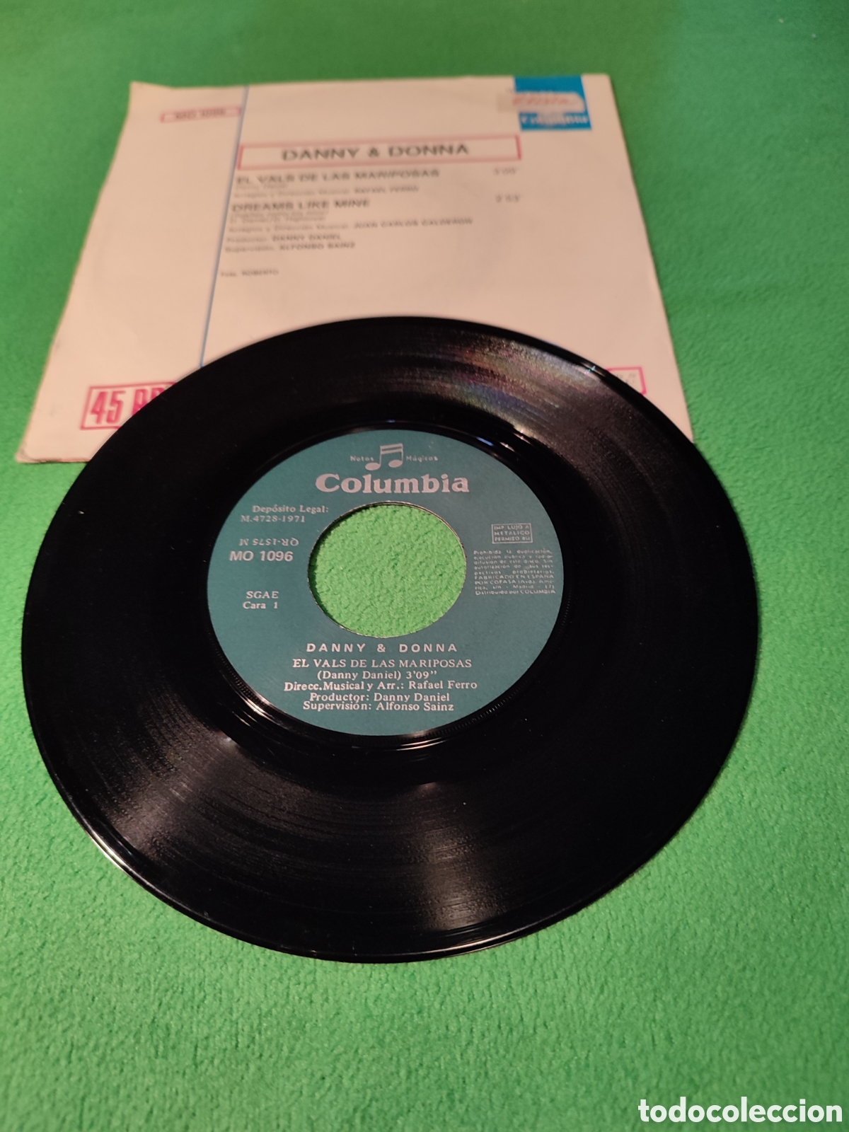 Discos de vinilo: Danny & Donna - El vals de las mariposas - Foto 2