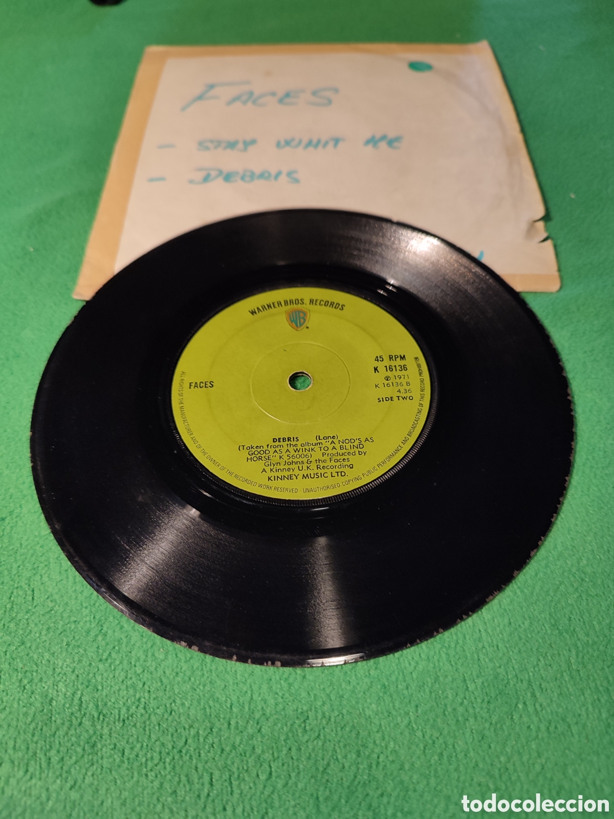 Discos de vinilo: Faces - Stay Whit me - Foto 2