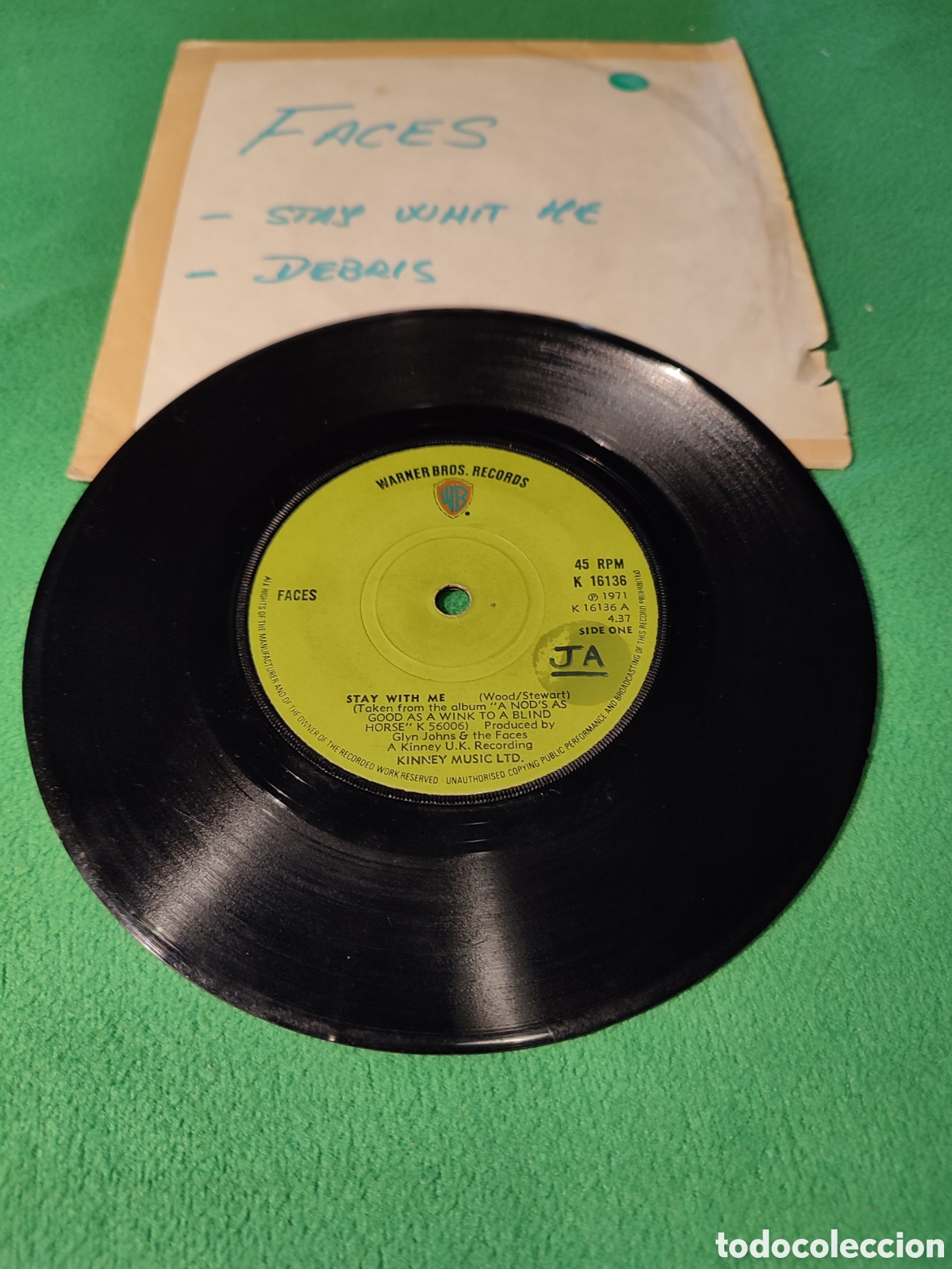 Discos de vinilo: Faces - Stay Whit me - Foto 1