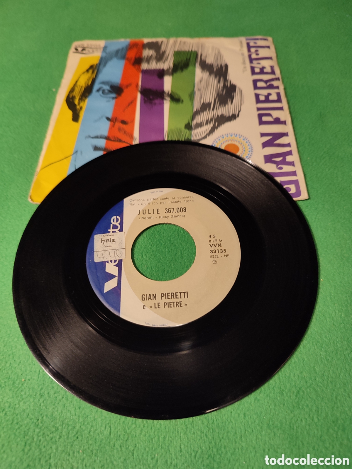 Discos de vinilo: Gian Pieretti - Julie 367.008 - Foto 2