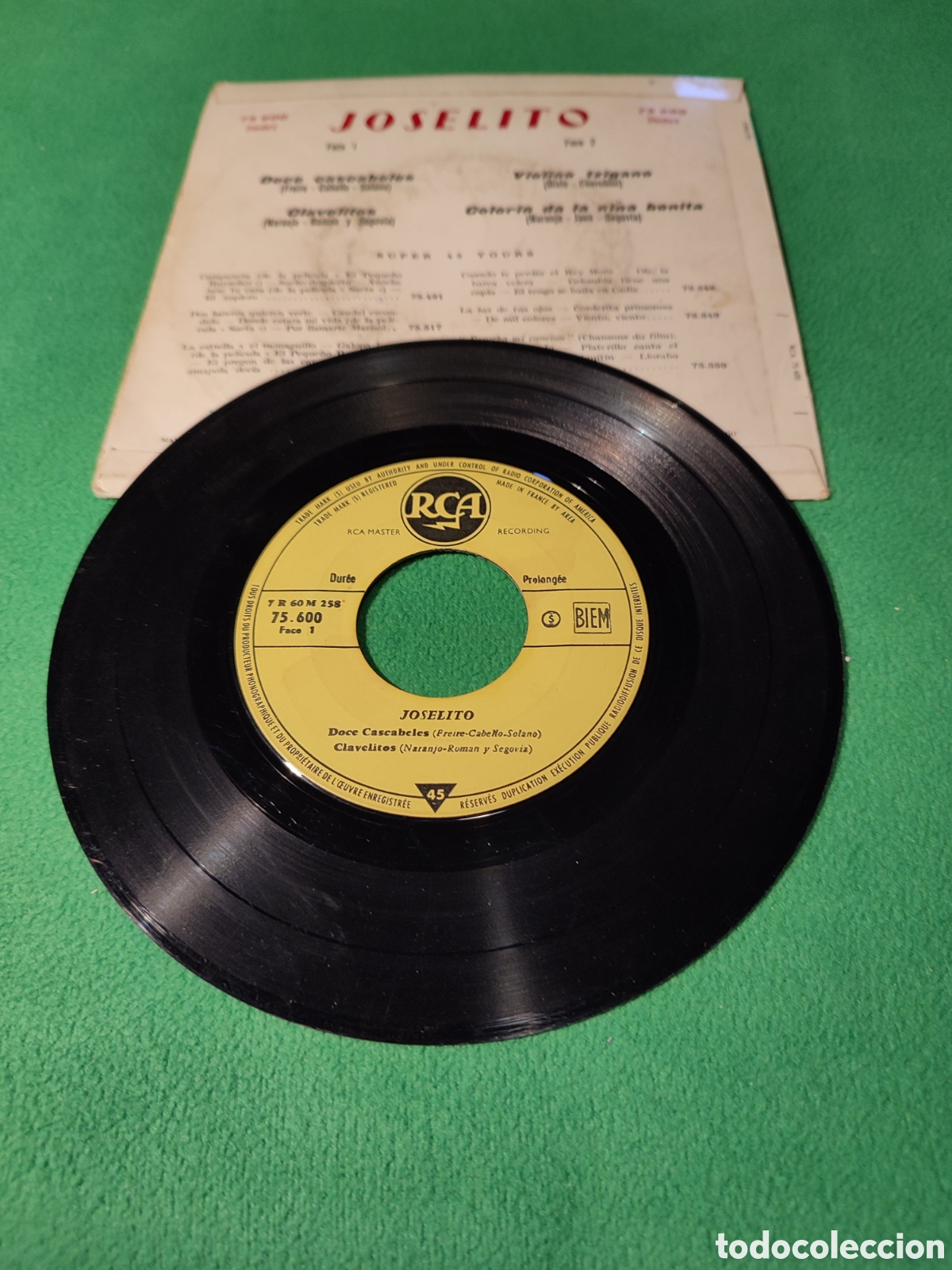 Discos de vinilo: Joselito - Doce cascabeles+ 3 - Foto 2