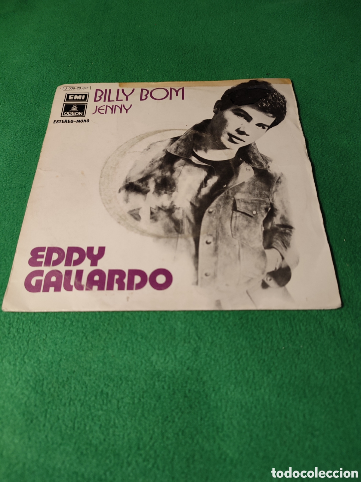 Discos de vinilo: Eddy Gallardo - Billy Bom - Foto 1