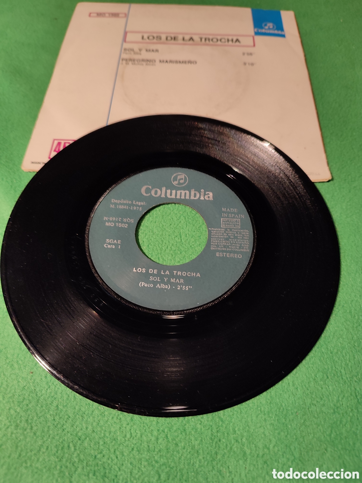 Discos de vinilo: Los de la Trocha - Peregrino Marisme&ntilde;os - Foto 2