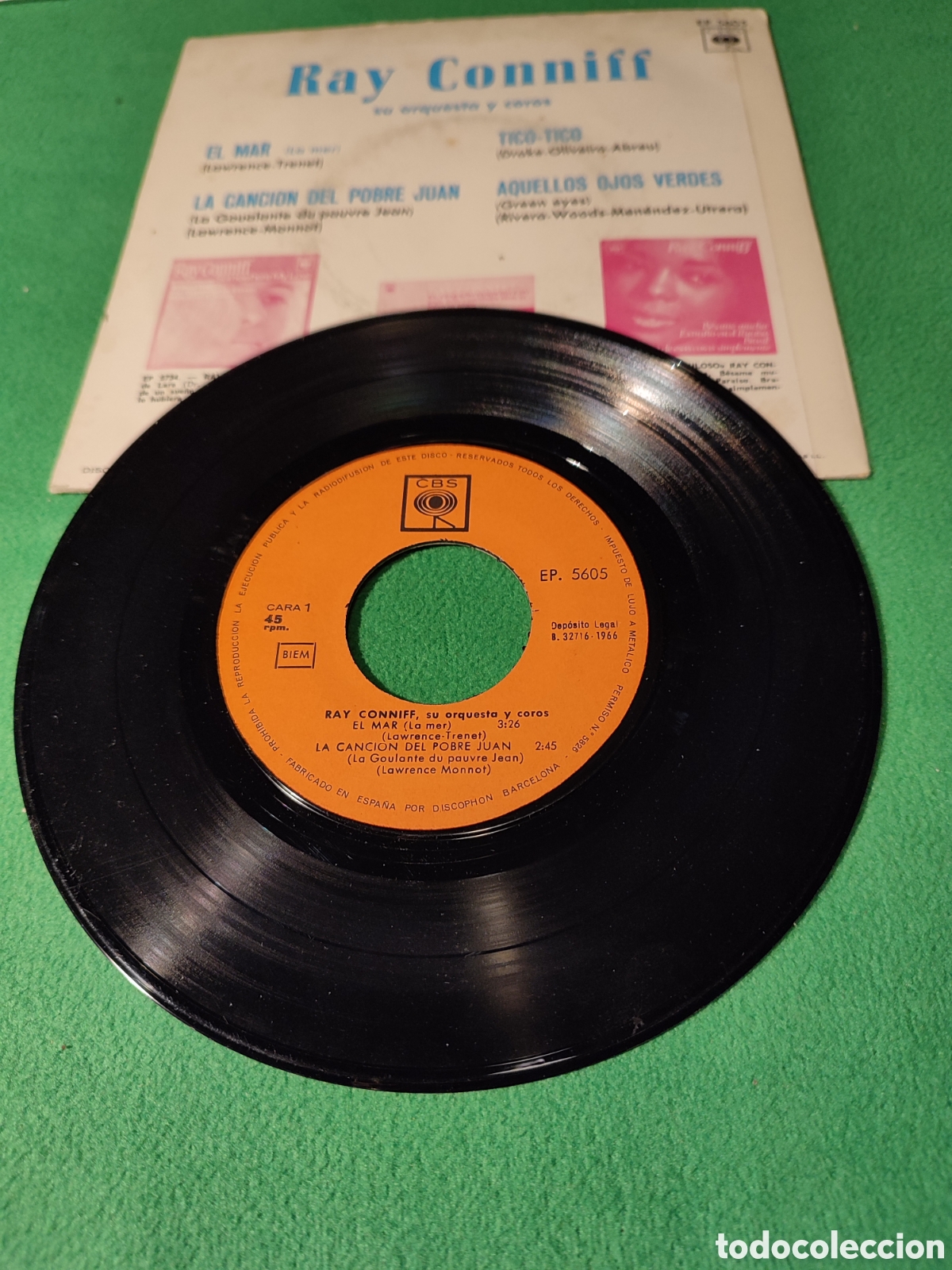 Discos de vinilo: Ray Conniff - La mer+ 3 - Foto 2