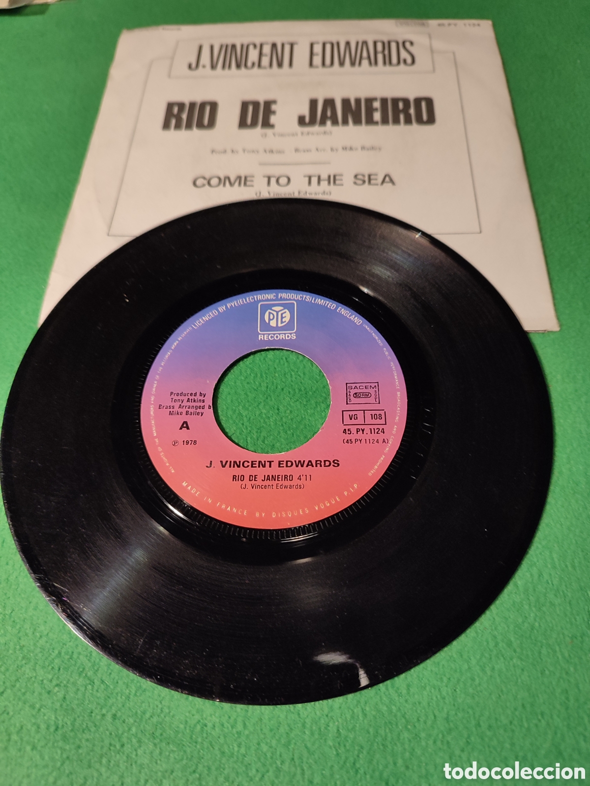 Discos de vinilo: J. Vincent Edward - Rio de Janeiro - Foto 2