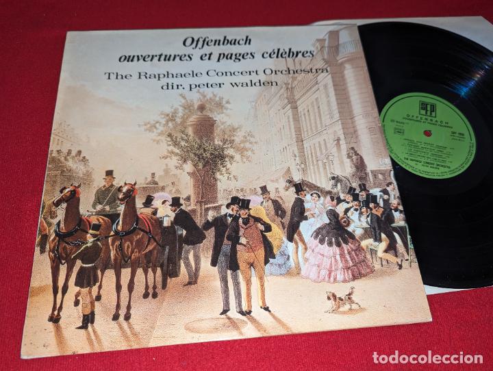 Discos de vinilo: RAPHAELE CONCERT ORCHESTRA Peter Walden OFFENBACH Ouvertures et pages celebres LP SFP FRANCE FRANCIA