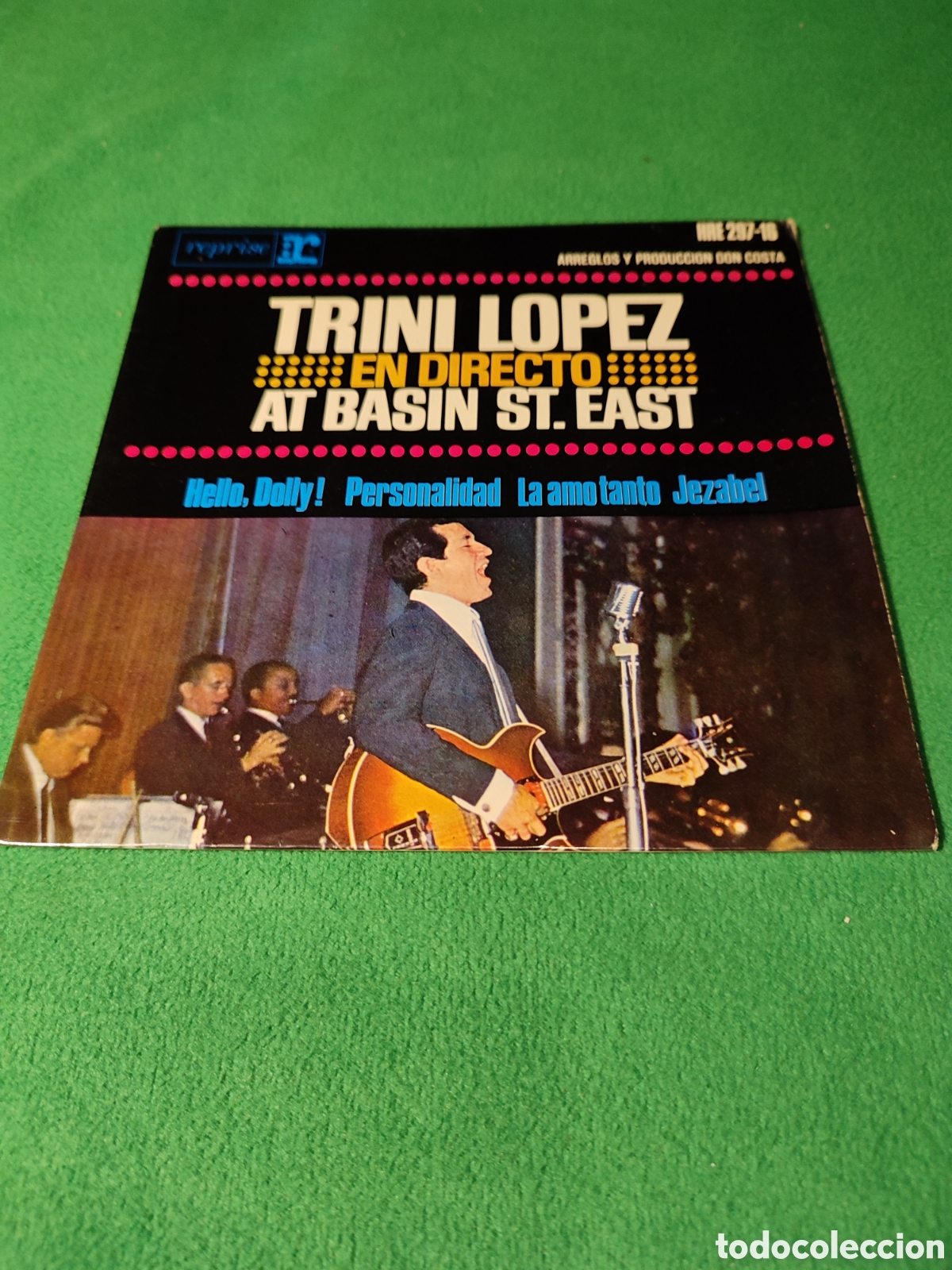 Discos de vinilo: Trini L&oacute;pez - Hello Dolly + 3 - Foto 1