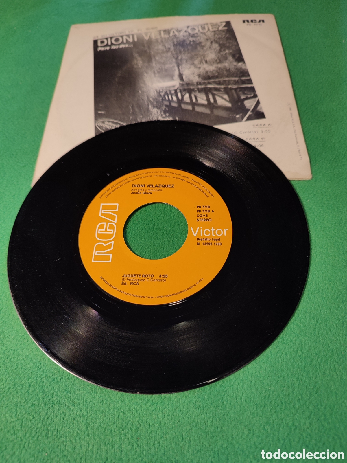 Discos de vinilo: Dioni Vel&aacute;zquez - Juguete roto - Foto 2