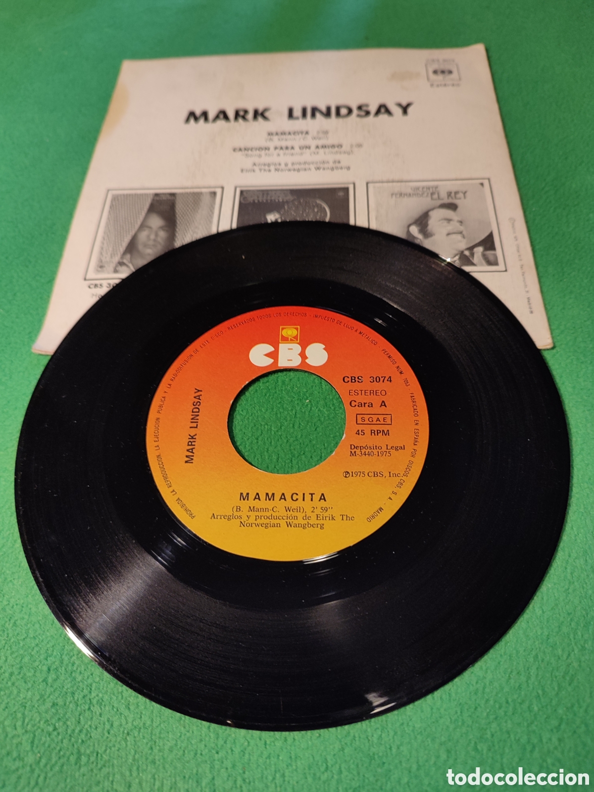 Discos de vinilo: Mark Lindsay - Mamacita - Foto 2