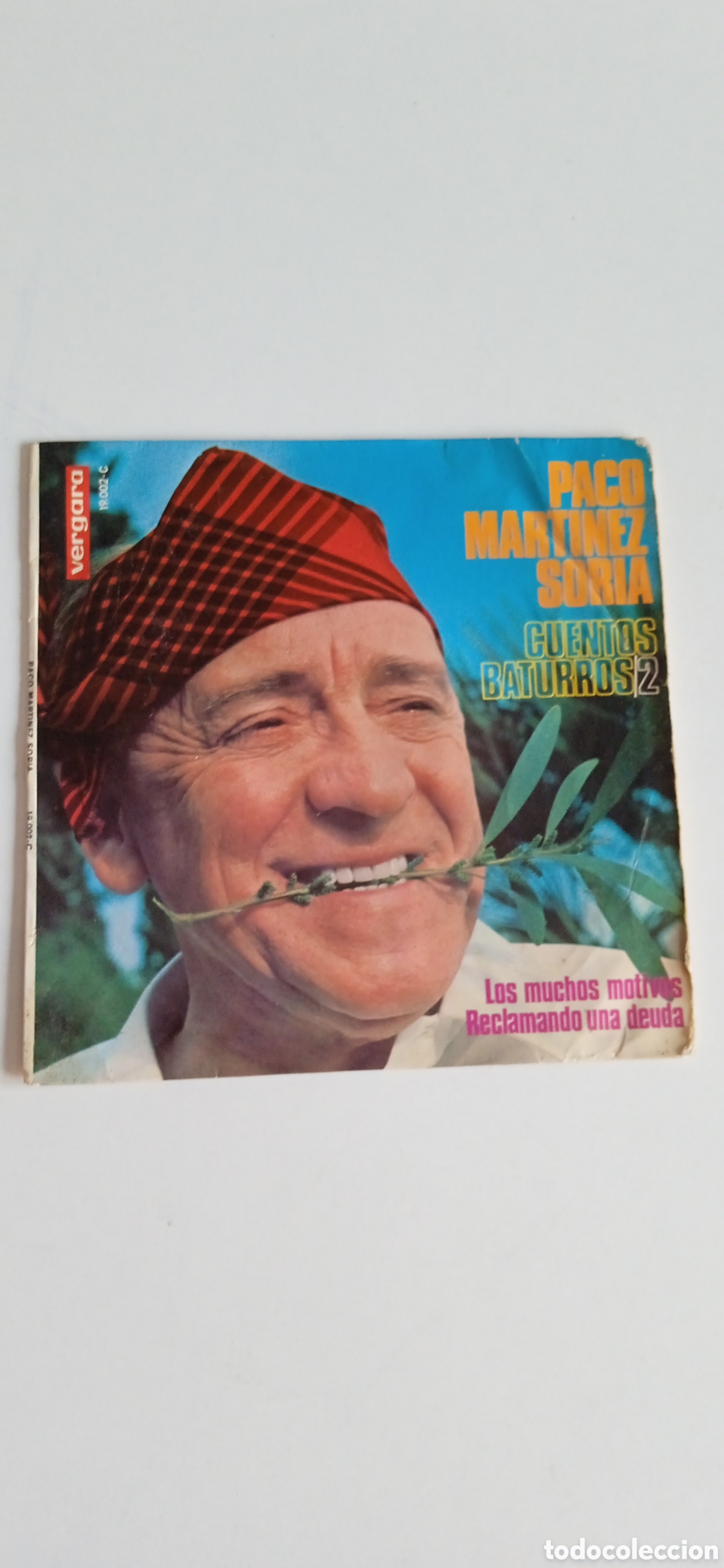Discos de vinilo: Dos discos singles de vinilo, Paco Mart&iacute;nez Soria - Foto 3