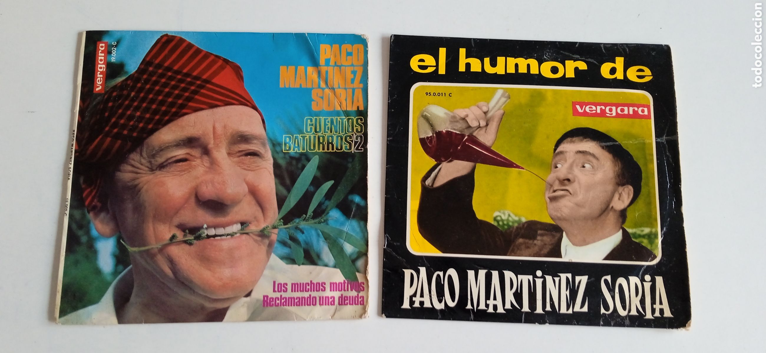Discos de vinilo: Dos discos singles de vinilo, Paco Mart&iacute;nez Soria - Foto 1