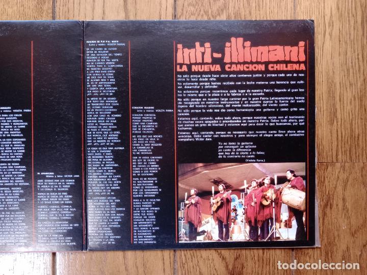 Discos de vinilo: Inti-illimani - la nueva canci&oacute;n chilena - Foto 3