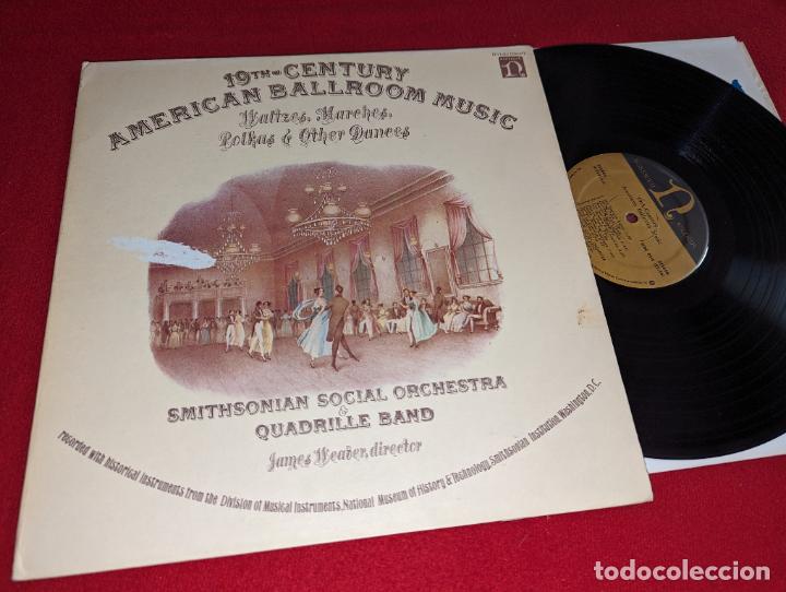 Dischi in vinile: SMITHSONIAN SOCIAL ORCH. & QUADRILLE BAND 19th Century American Ballroom music Waltzes+ LP 1975 USA