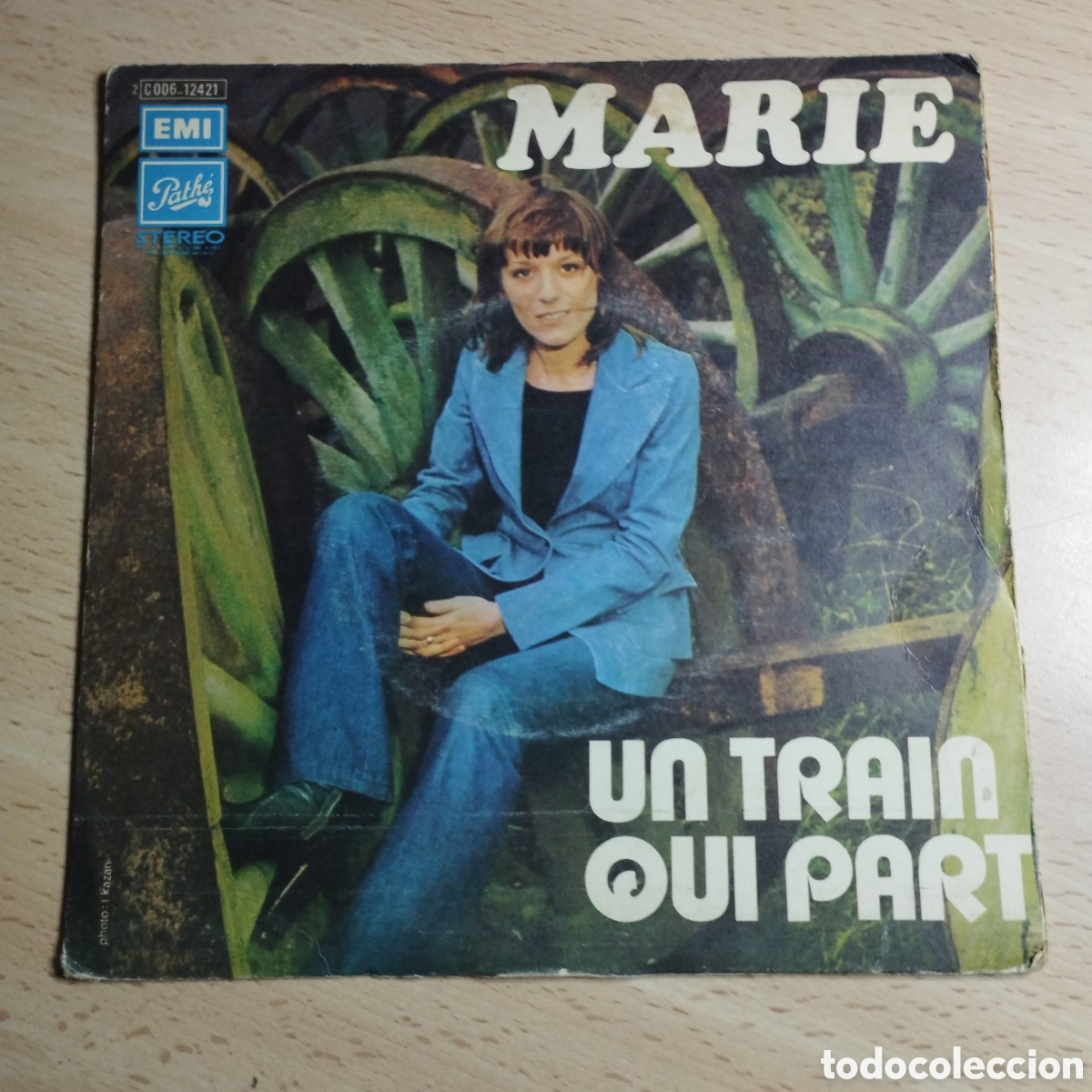 Discos de vinilo: Single 7&rdquo; Marie 1973 France . Un train + Oui Part.