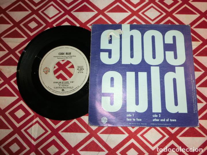 Discos de vinilo: CODE BLUE - FACE TO FACE - Foto 2