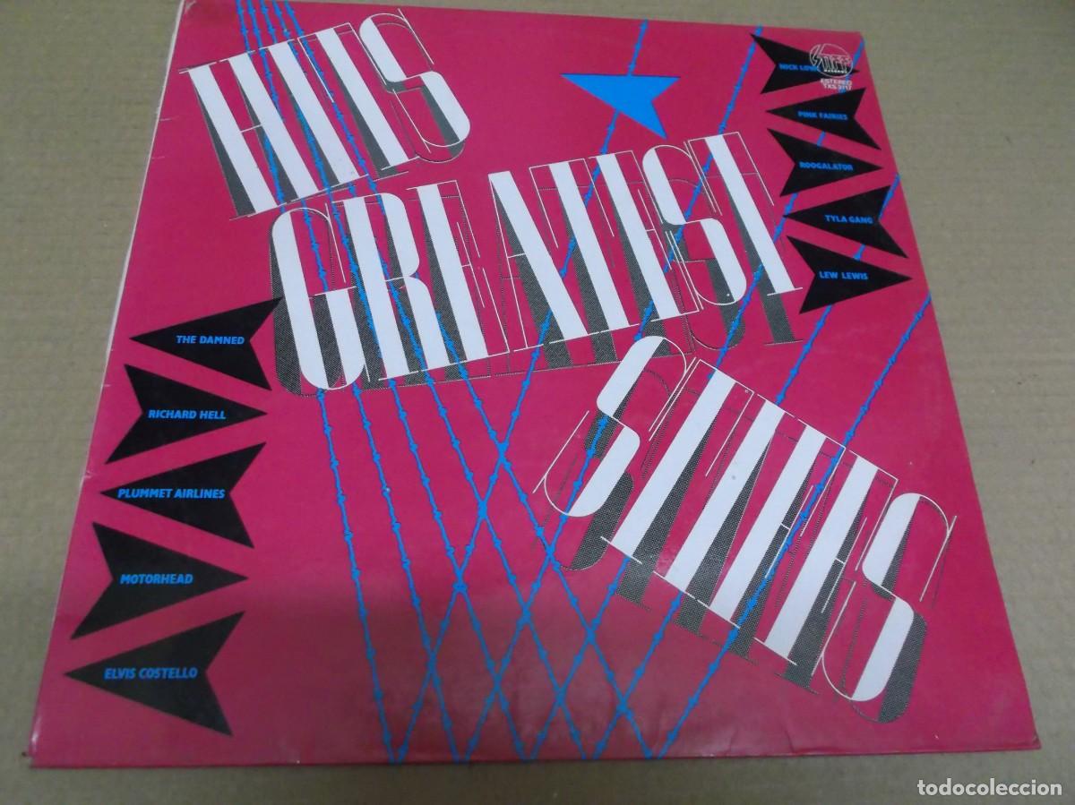 Discos de vinilo: HITS GREATEST STIFFS (LP) (VER FOTO CONTENIDO COMPLETO) A&Ntilde;O 1978 - EDICION PROMOCIONAL