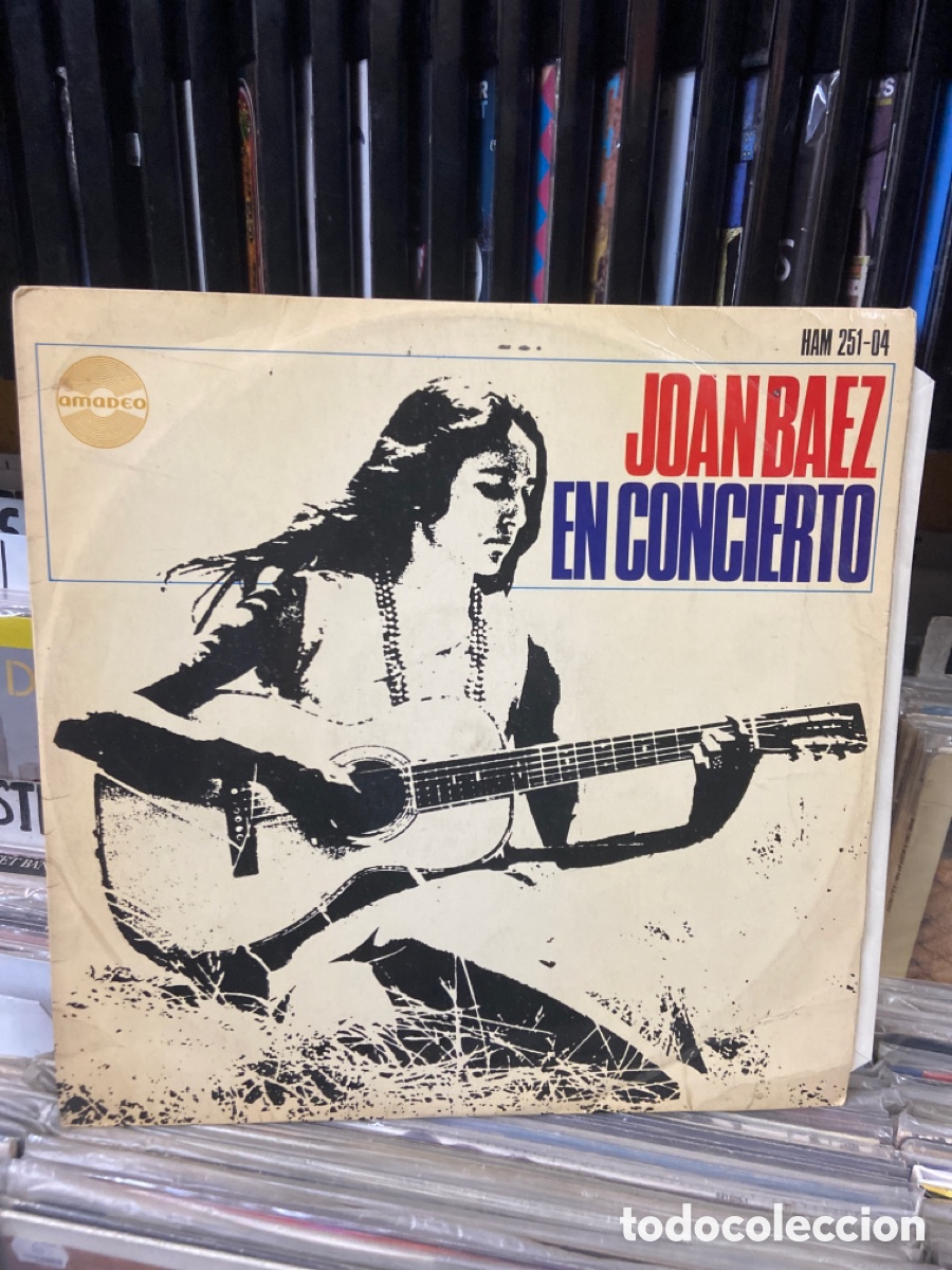 Discos de vinilo: Joan Baez en concierto - Foto 1