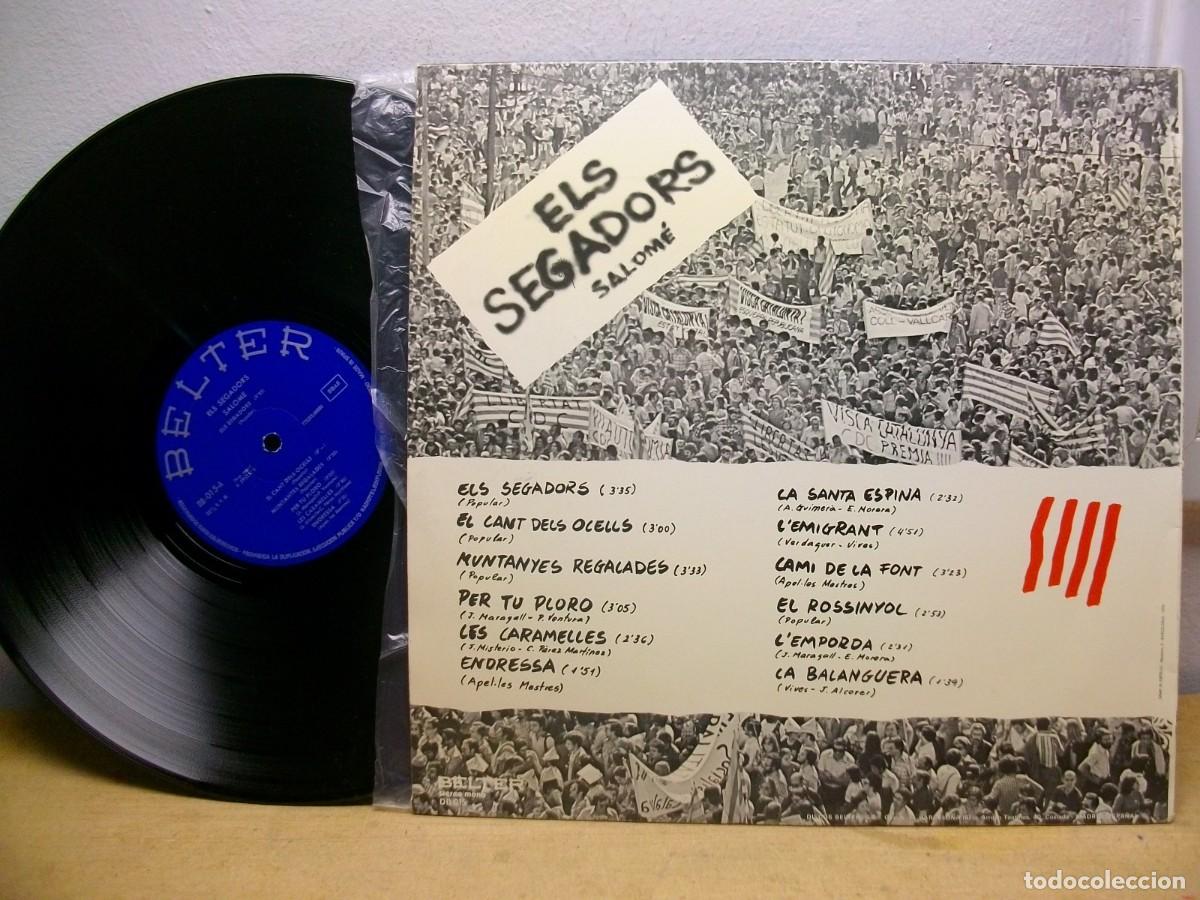 Discos de vinilo: Salom&eacute; &ndash; Els Segadors LP - Foto 2
