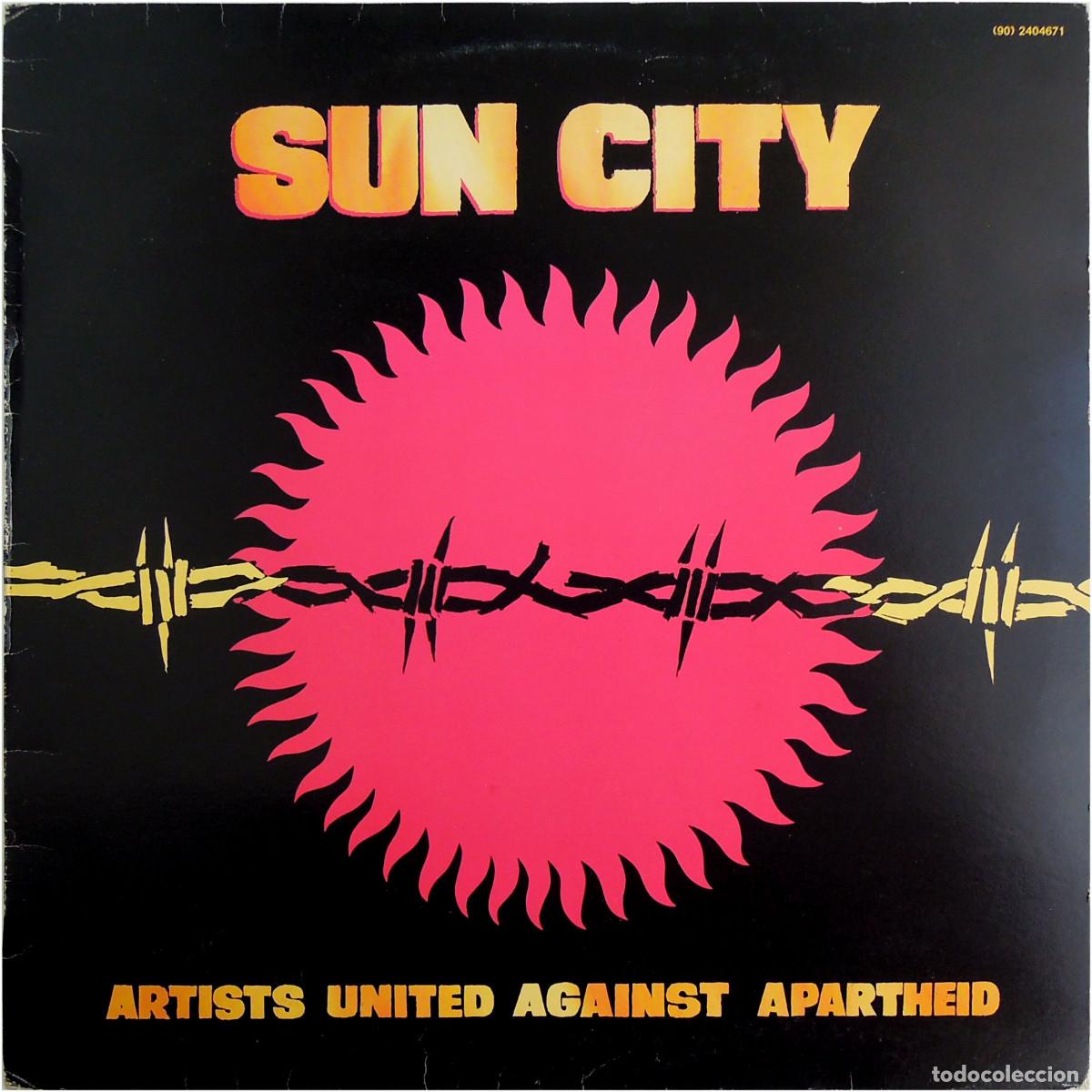 Vinyl-Schallplatten: Artists United Against Apartheid &ndash; Sun City - LP Spain 1985 - Manhattan Records (90) 2404671