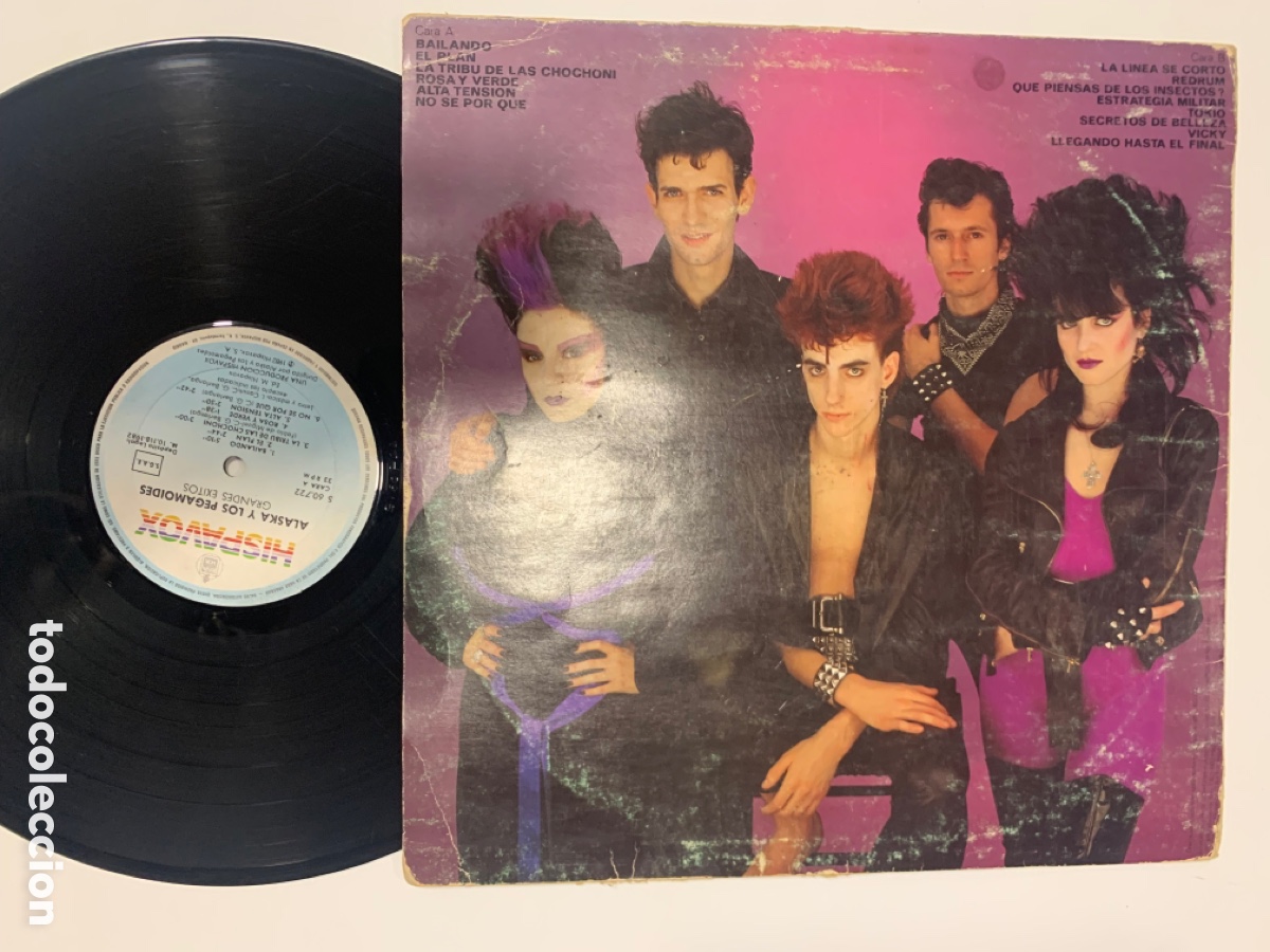 Discos de vinilo: Lp Alaska Y Los Pegamoides - Grandes Exitos de 1982 - Foto 2